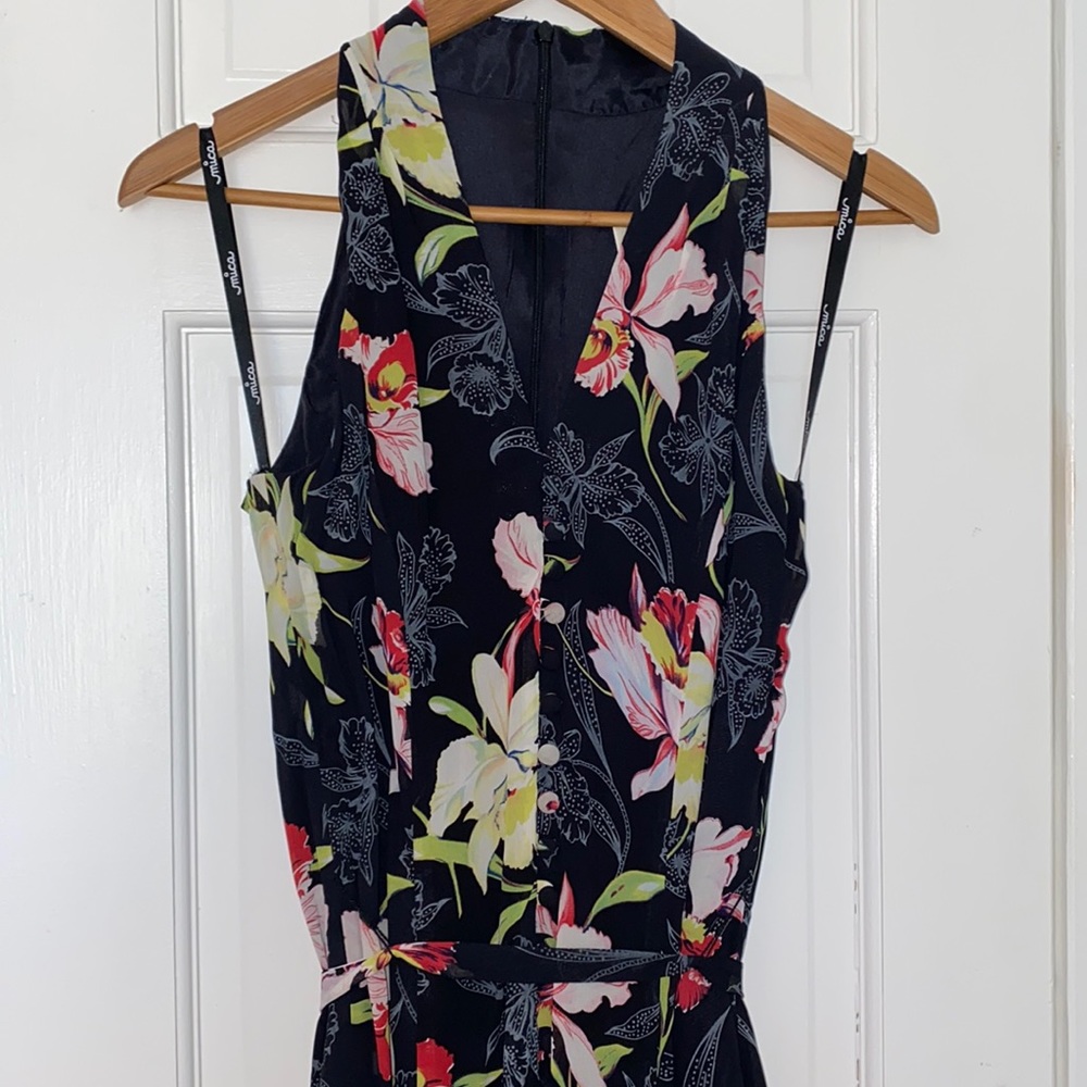 Chiffon halter top dress